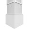 Ekena Millwork Craftsman Classic Square Non-Tapered X-Board Farmhouse Fretwork Column CC1208ENXFHMIMI - alternate 5